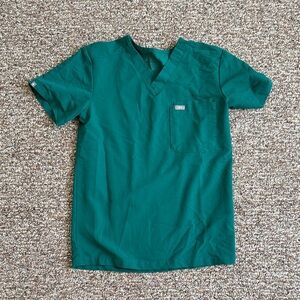 Figs Green Short Sleeve Tee